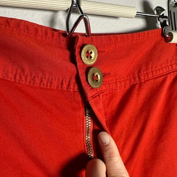 Marc by Marc Jacobs Red Cotton Blend Shorts Women's 8 - Picture 3 of 10